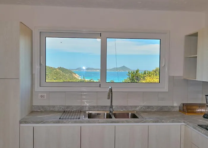 Stunning Sea View W/private Pool - 5 Minutes From The Beach! Villa Villasimius